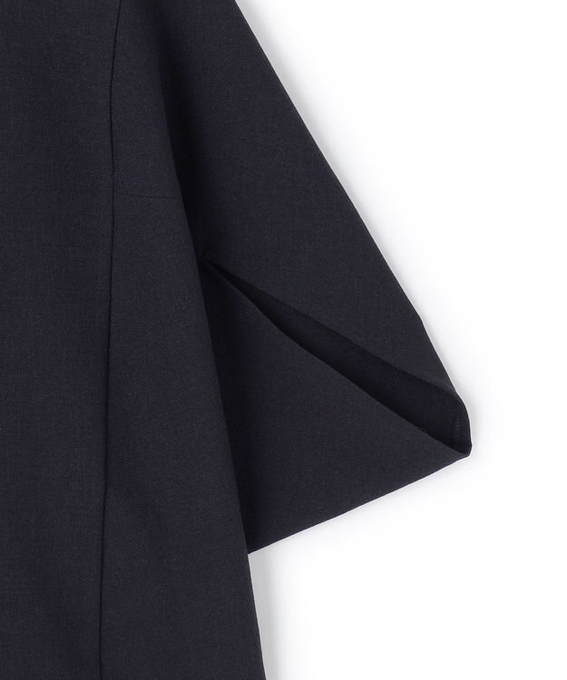 UNFILO ジョーゼット ドルマンプルオーバー ネイビー