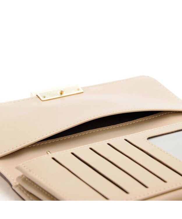 MioFIRANO ラスタープレートロングウォレット 財布　FIRANO フィラノ IVORY