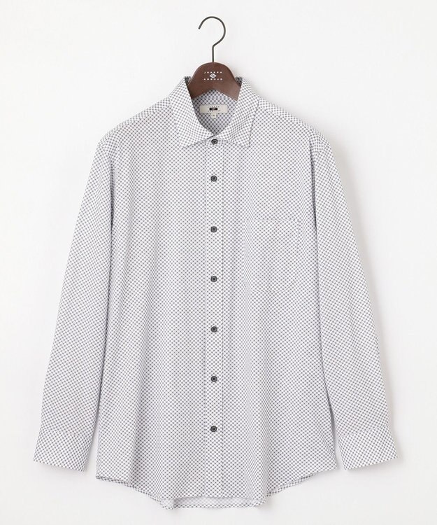 JOSEPH ABBOUD 【キングサイズ・快適な着心地・イージーケア】ジャージーシャツ ダルブルー系5