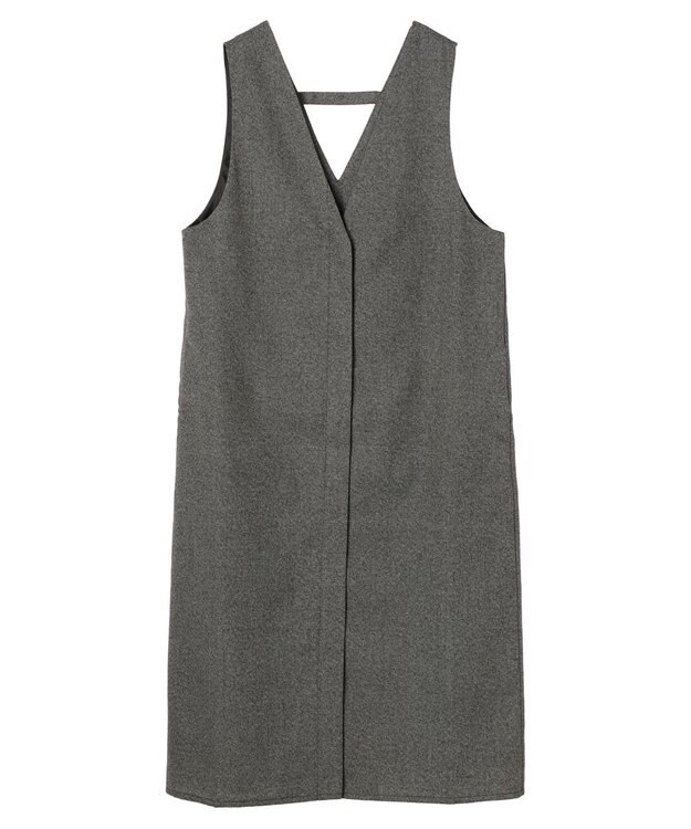 Green Parks ３ｗａｙで着られるツイード風ジャンスカ Gray