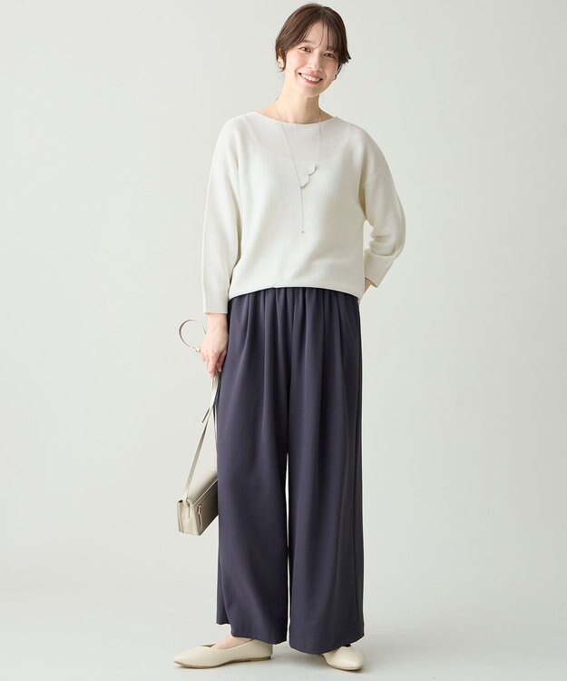 ANY L アクリルガーターニット シルバー（一部店舗限定色）