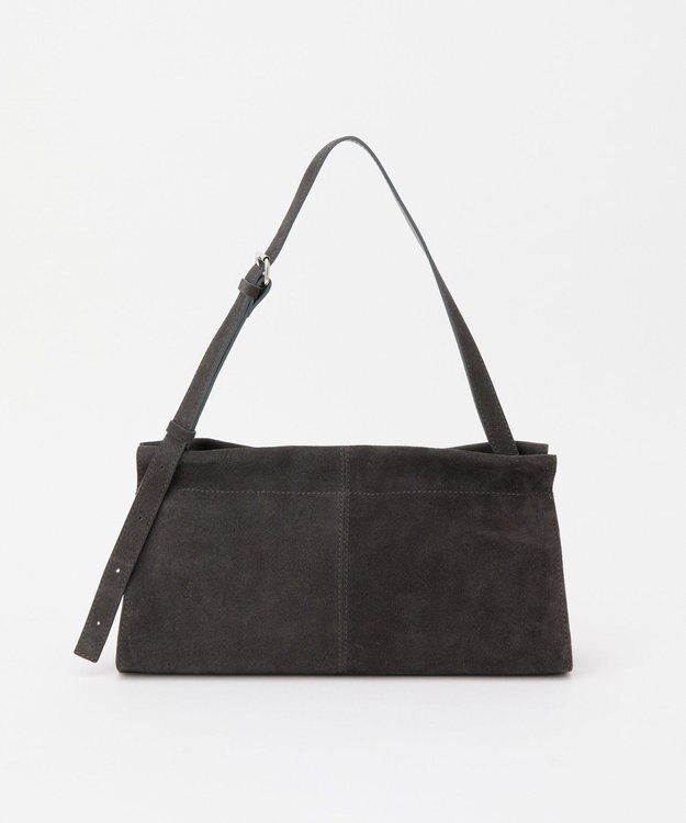 russet 【2025AW新作】スエード横長ショルダーバッグ(CE-1578) Gray