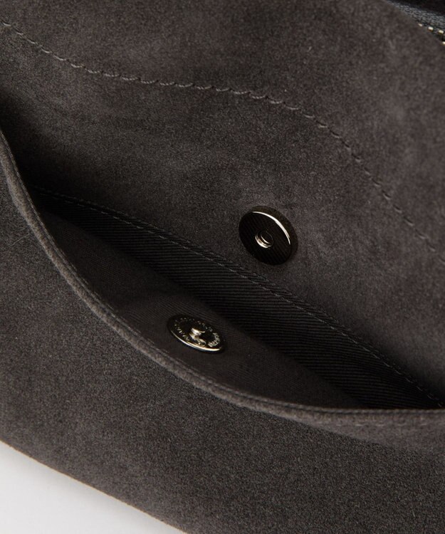 russet 【2025AW新作】スエード横長ショルダーバッグ(CE-1578) Gray