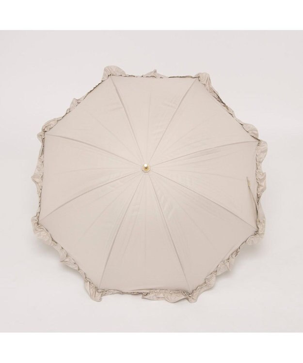 UNBILLION カシュネ cachenez / 【晴雨兼用】【日傘】 UV カット率99％以上 PUビッグフリルショートパラソル ベージュ