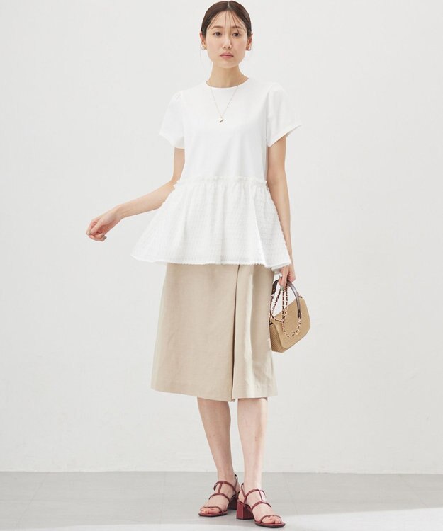 組曲 【WEB限定】ラップパンツ ベージュ系