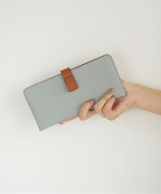 Atelier nuu 日本製 本革 バイカラーnoble スマートロングウォレット