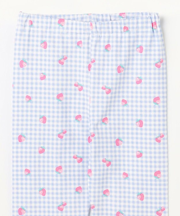 ANY KIDS 【Strawberry Collection】いちごレギンス サックスブルー