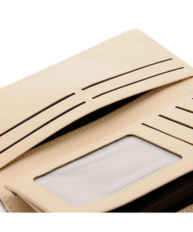 MioFIRANO ラスタープレートロングウォレット 財布　FIRANO フィラノ IVORY