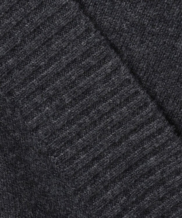 23区 S 【洗える】ウールカシミヤ コンビカラー オフタートル ニット ライトグレー系