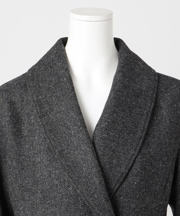 23区 S 【エステータ】シルクネップツイード ジャケット ブラック系