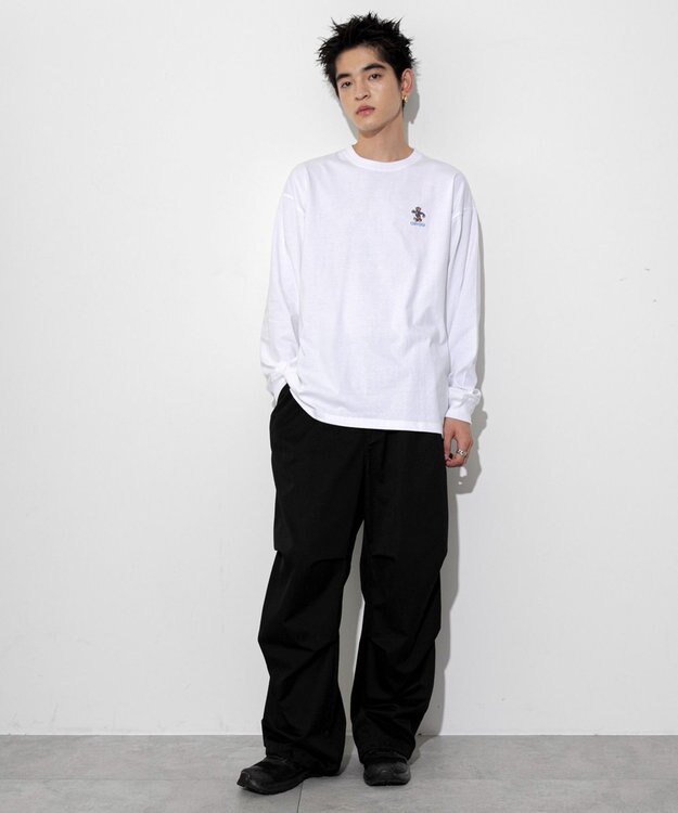 WEGO 【ユニセックス着用ITEM】CONVERSEワンポイントT（LS） 柄3