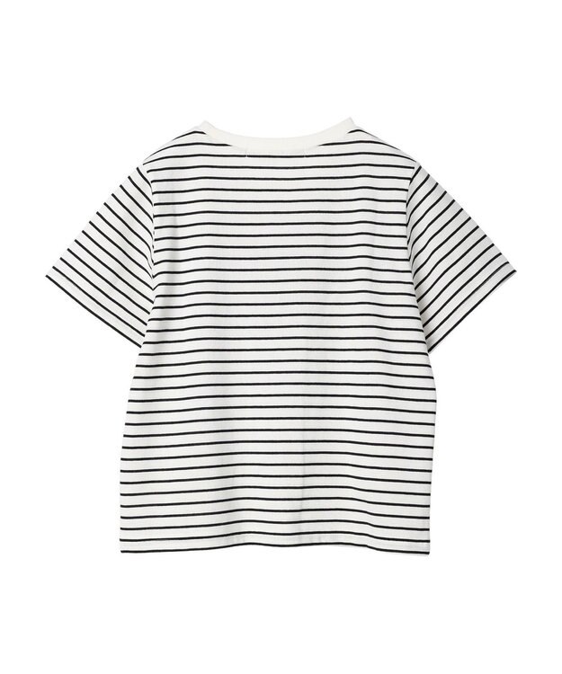 Green Parks ・ＲＡＹ　ＣＡＳＳＩＮ　フラワーサガラ刺繍Ｔシャツ Border