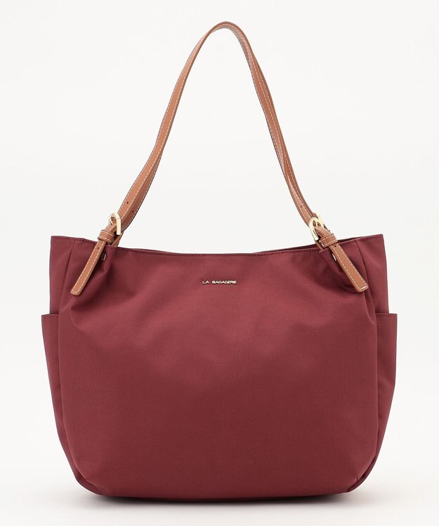 LA BAGAGERIE ポリエステルキャンバス　A4トート ワイン