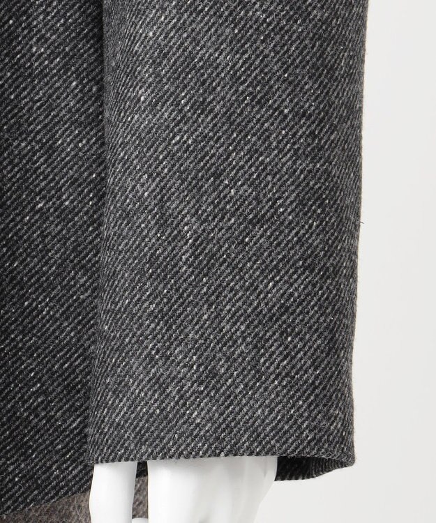 23区 S 【エステータ】シルクネップツイード ジャケット ブラック系