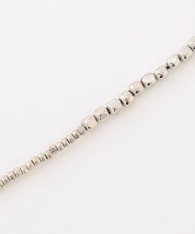 組曲 メタルコインチャームネックレス シルバー系