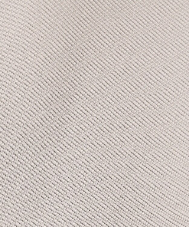 自由区 S 【前後着用可・洗える】パールディティールニット ワンピース ライトグレー系