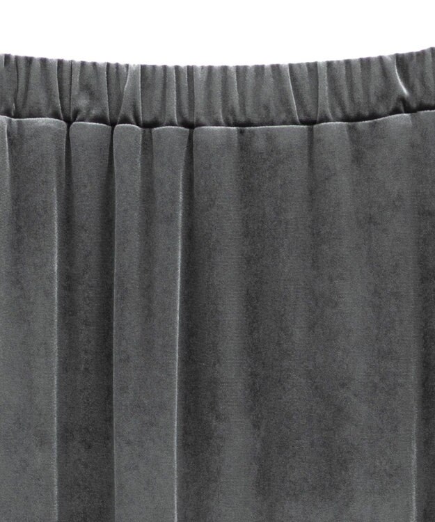 Green Parks ベロアナロースカート Charcoal Gray