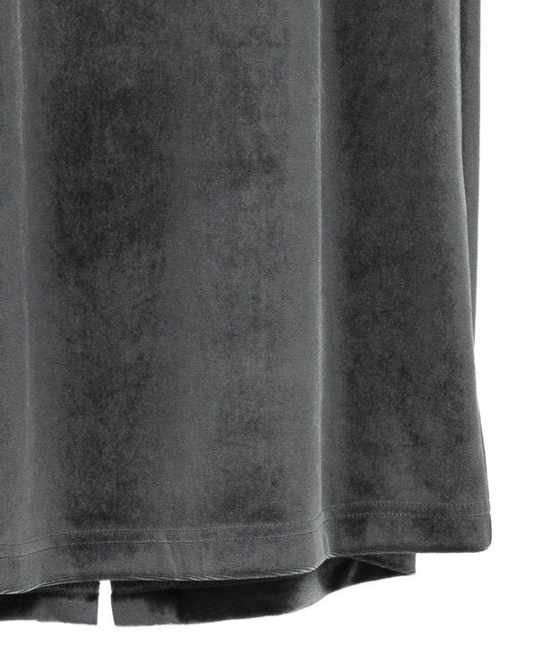 Green Parks ベロアナロースカート Charcoal Gray