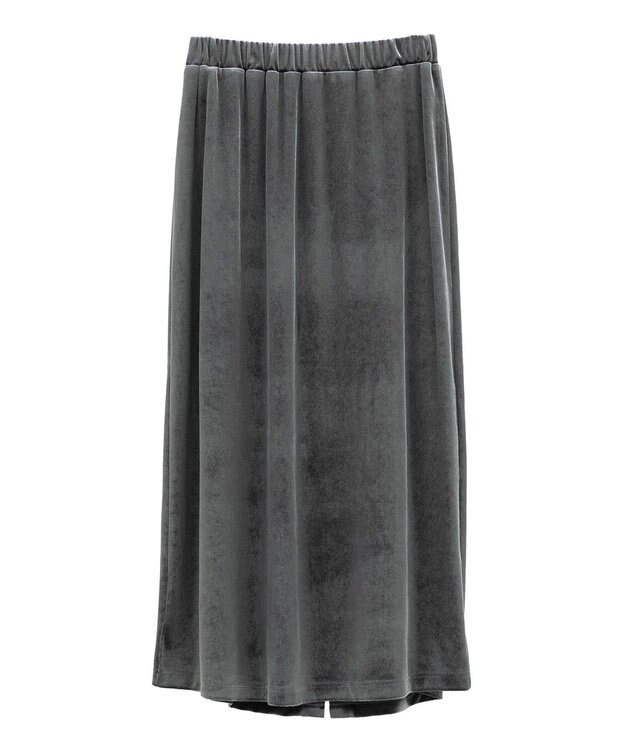 Green Parks ベロアナロースカート Charcoal Gray