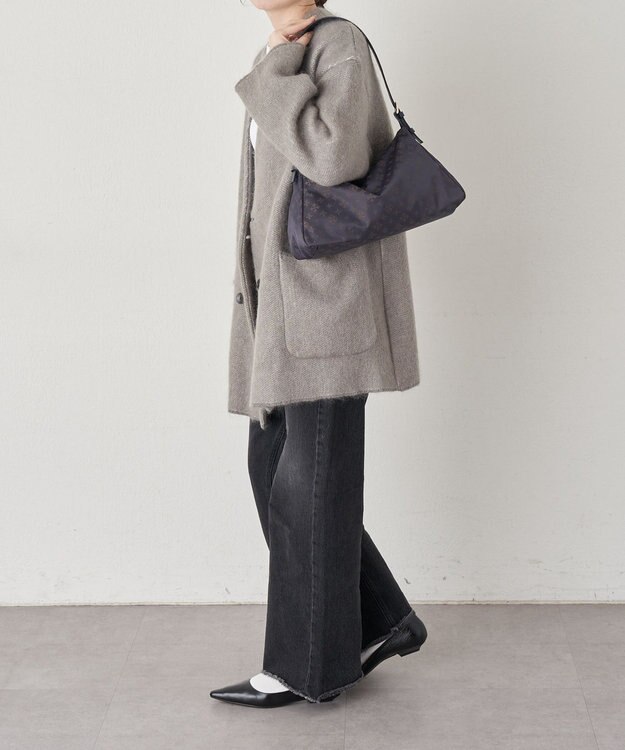 russet ナイロンジャガード2WAYショルダーバッグ(SF-274) Purple/BR