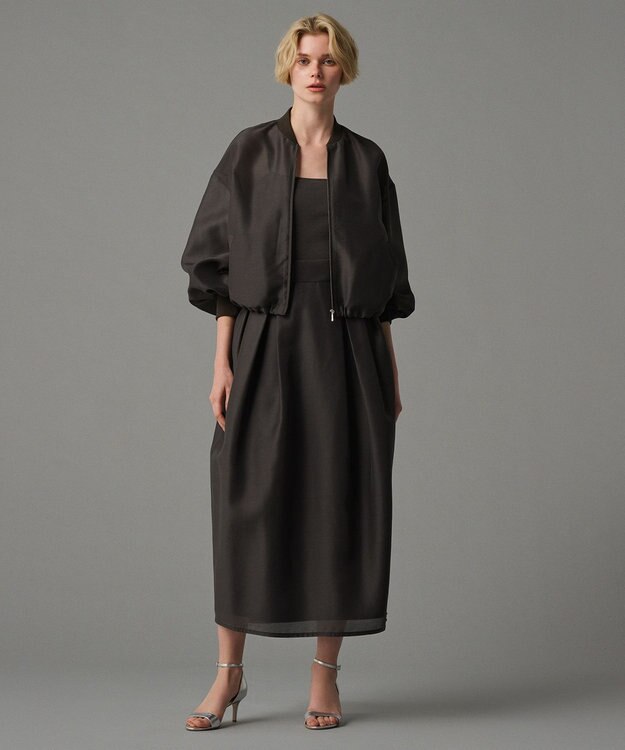 uncrave 【洗濯機洗い可】リブ カップ付き キャミソール（uncrave STANDARD） チャコールブラウン