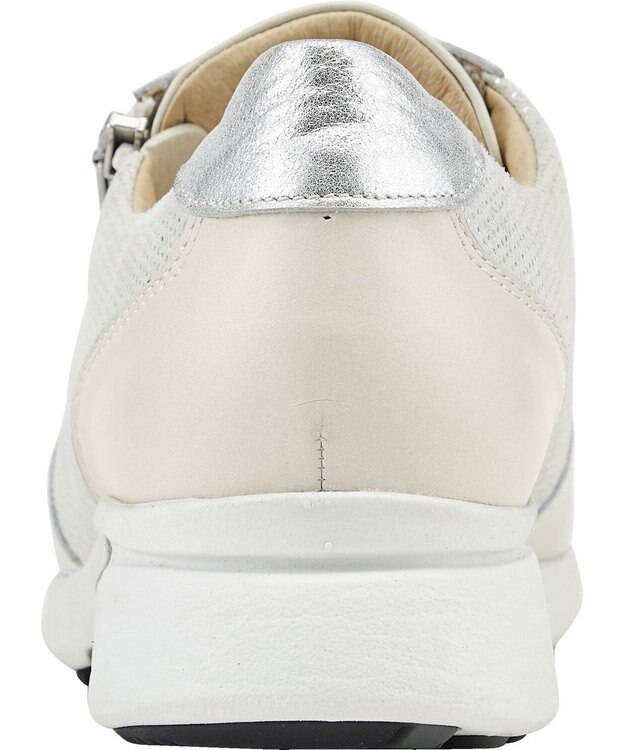 ASICS WALKING ペダラ スニーカー ジップ レディース 2E ホワイト系