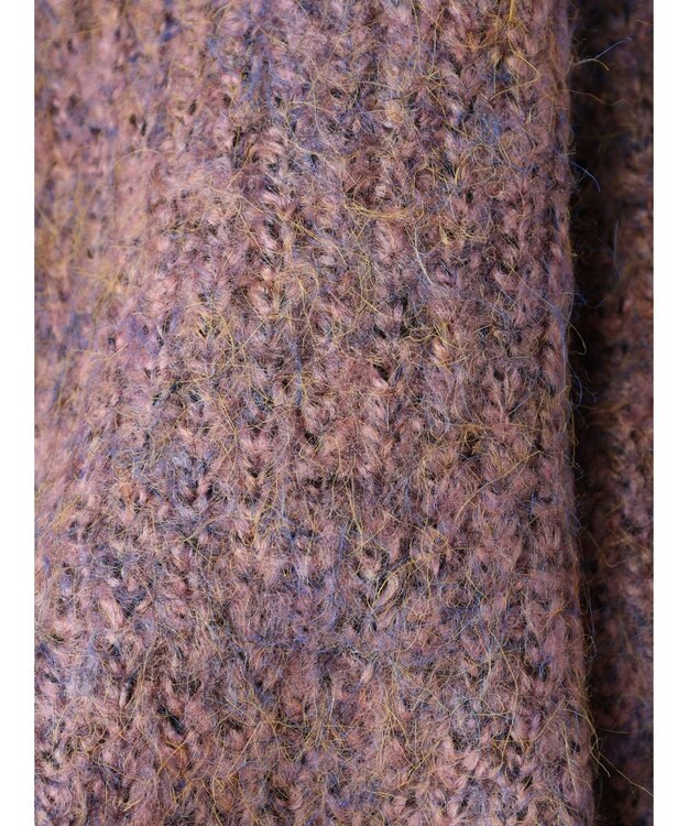 Green Parks ・ＥＬＥＮＣＡＲＥ　ＤＵＥ　ミックスシャギーニット Pink