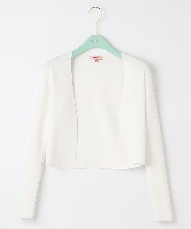TOCCA 【洗える！】SQUARE BOLERO ボレロ ホワイト系