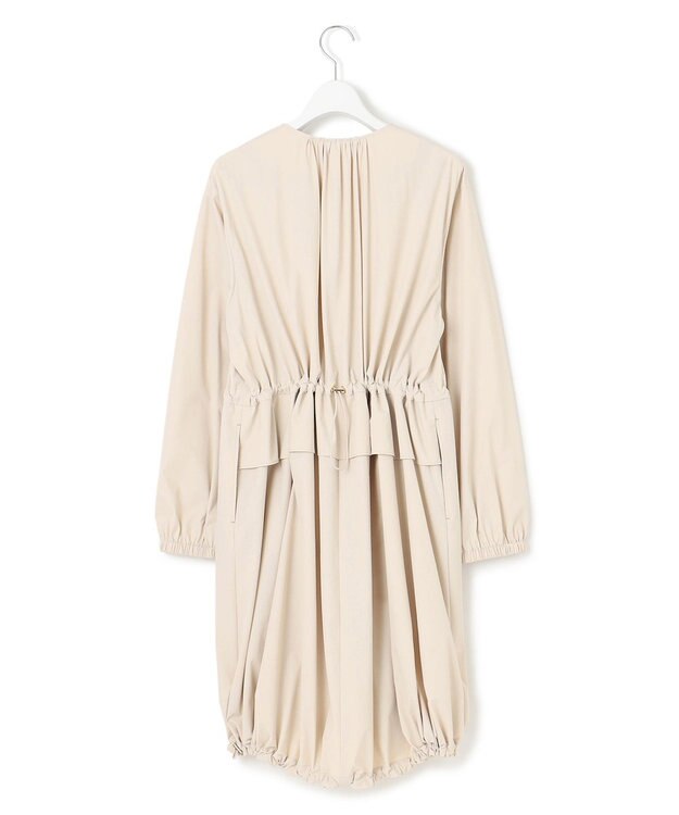 23区 L 【撥水加工】ナイロン2WAYストレッチ ロングアウター ベージュ系