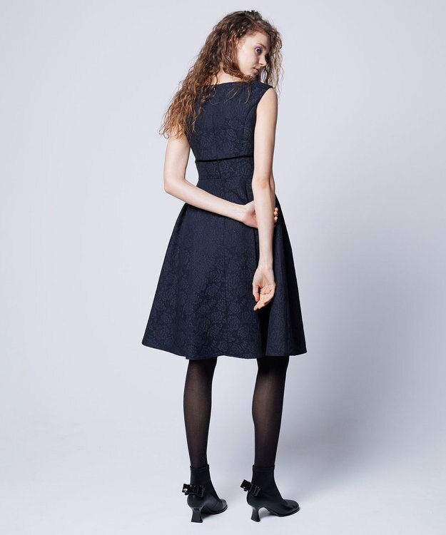 TOCCA 【洗える】MOONFLOWER ドレス ブラック系