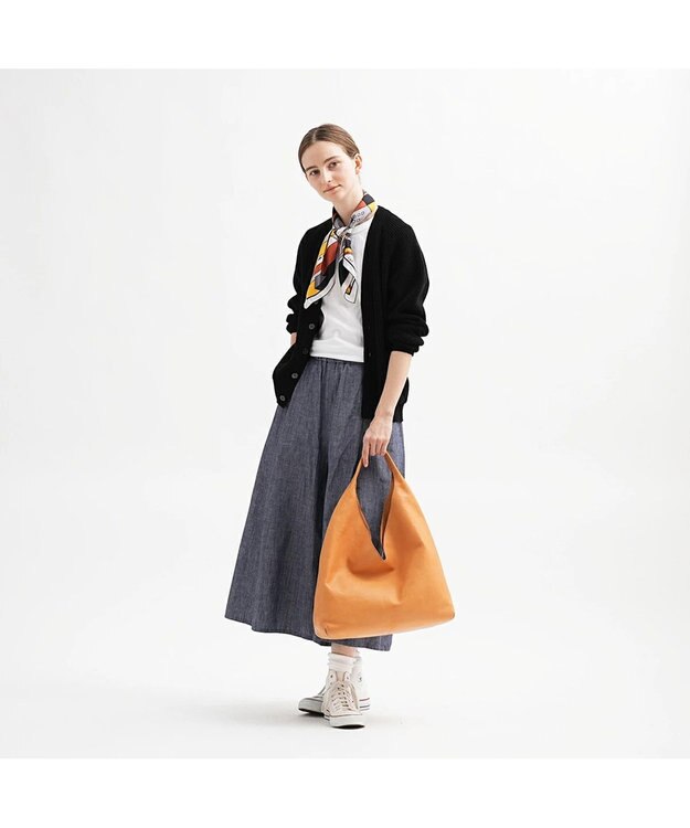 genten クオイオ　ワンショルダー大 ヌメベージュ