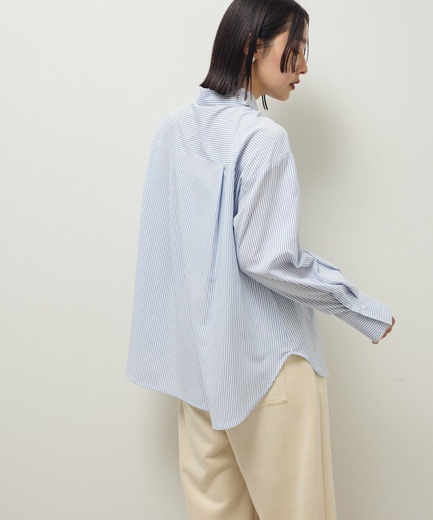 Green Parks レギュラーカラーインナーシャツ Stripe