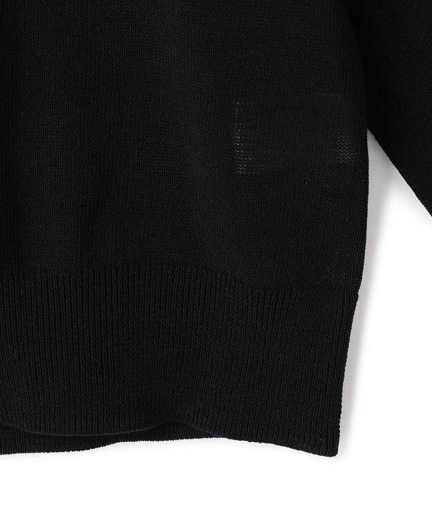 BEIGE， ARSENOPY / コットンドライタッチクルーネックニット Black