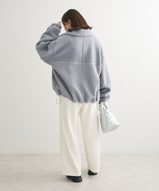 Green Parks コーデュロイワイドパンツ Off White