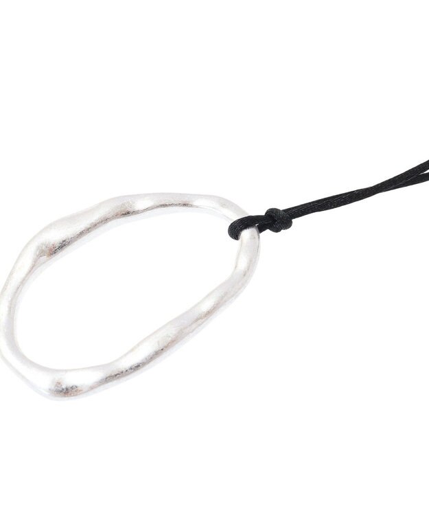 AMERICAN HOLIC メタルオーバルワントップネックレス Silver