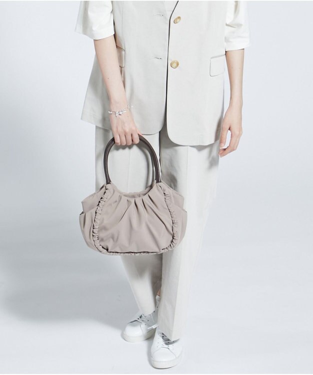 Y'SACCS 【Y’SACCS vous et】シャーリングミニトート ベージュ