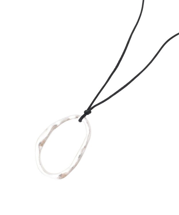 AMERICAN HOLIC メタルオーバルワントップネックレス Silver