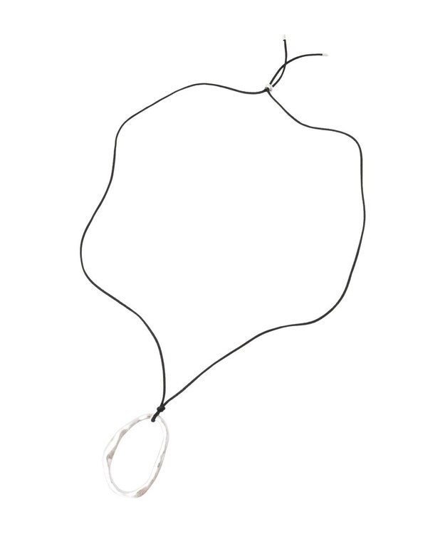 AMERICAN HOLIC メタルオーバルワントップネックレス Silver