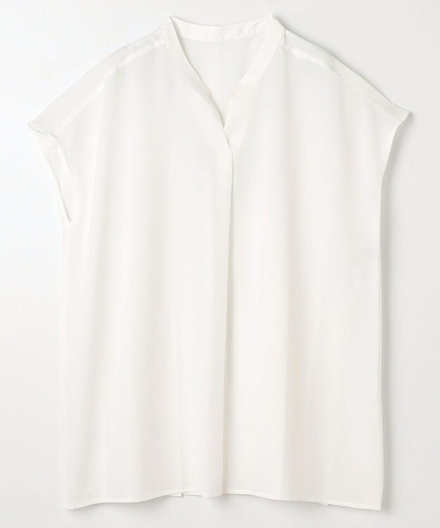 ANY 【洗濯機可】バックプリーツブラウス オフ