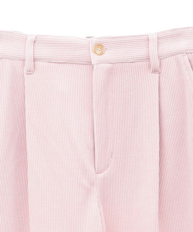 Green Parks コーデュロイワイドパンツ Off White