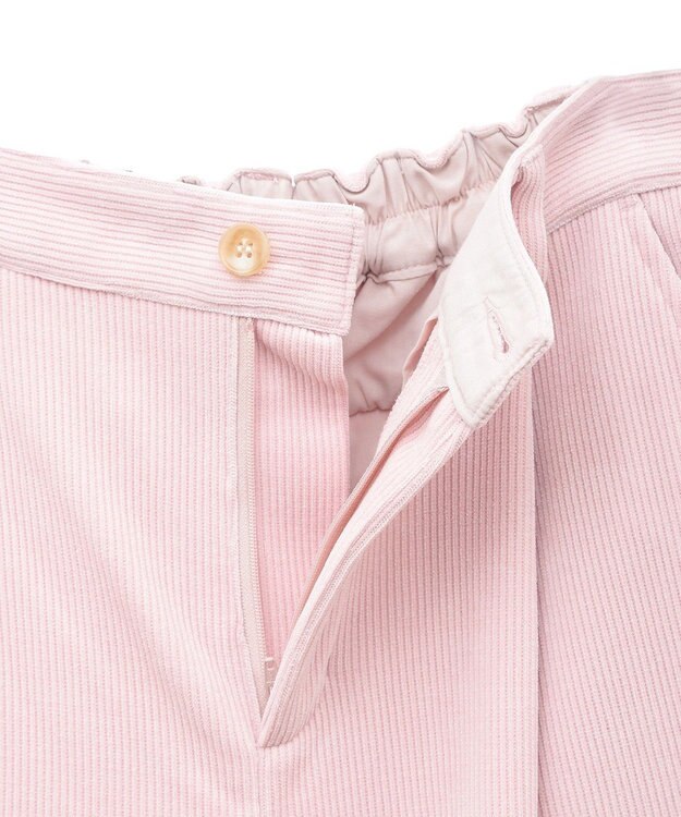 Green Parks コーデュロイワイドパンツ Off White