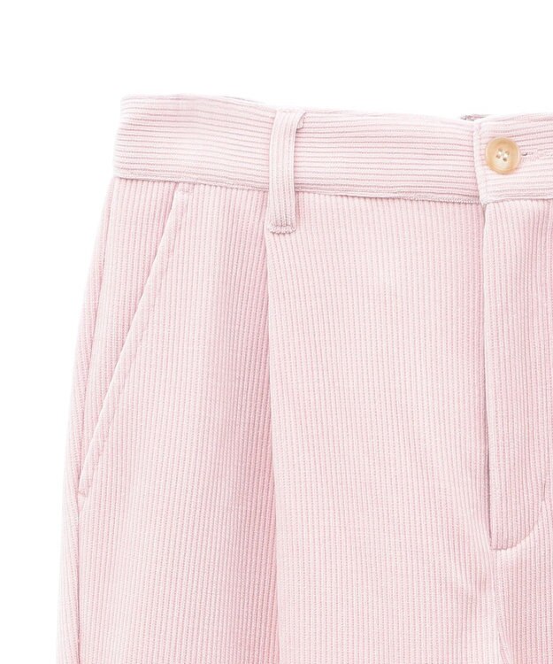 Green Parks コーデュロイワイドパンツ Off White