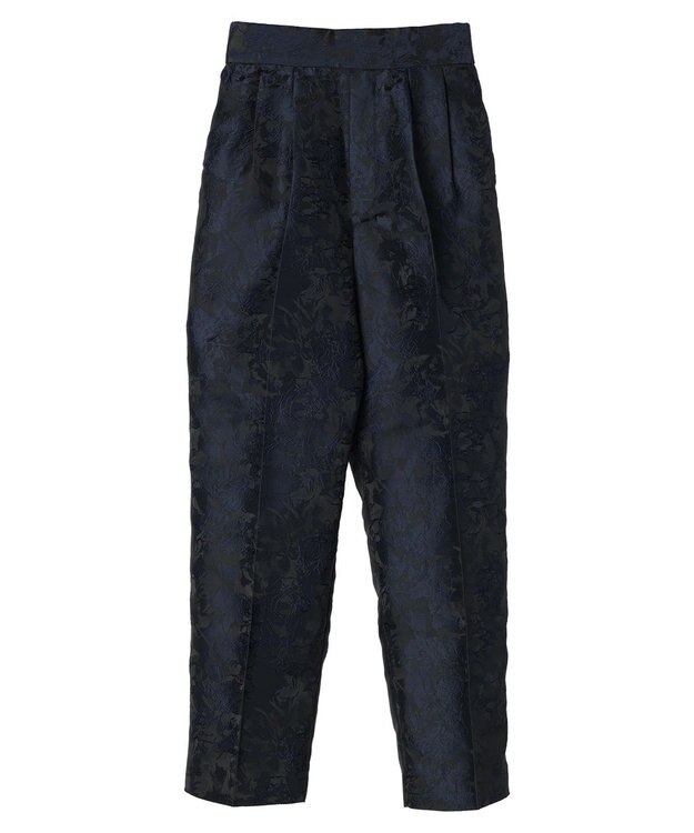 Green Parks Ｂ．ジャガードタックパンツ Black