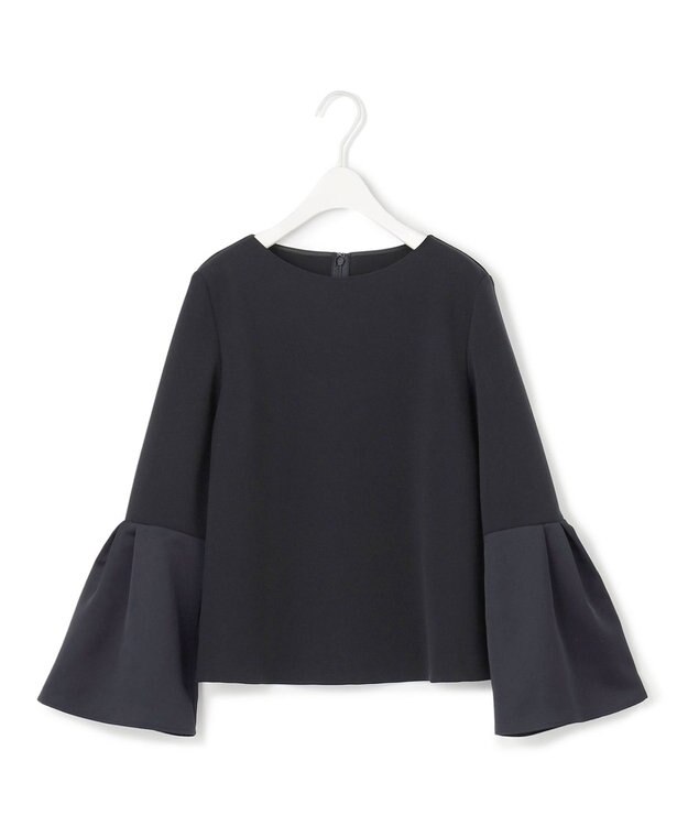 ICB L 【洗える】ミリオーネダンボールニットブラウス ネイビー系