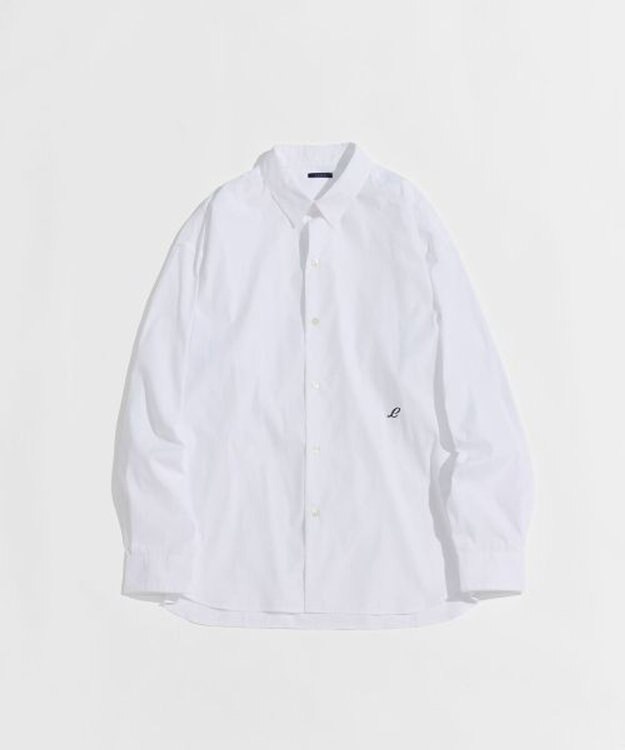 LENO REGULAR COLLAR SHIRTS 《UNISEX》 レギュラーカラーシャツ WHITE