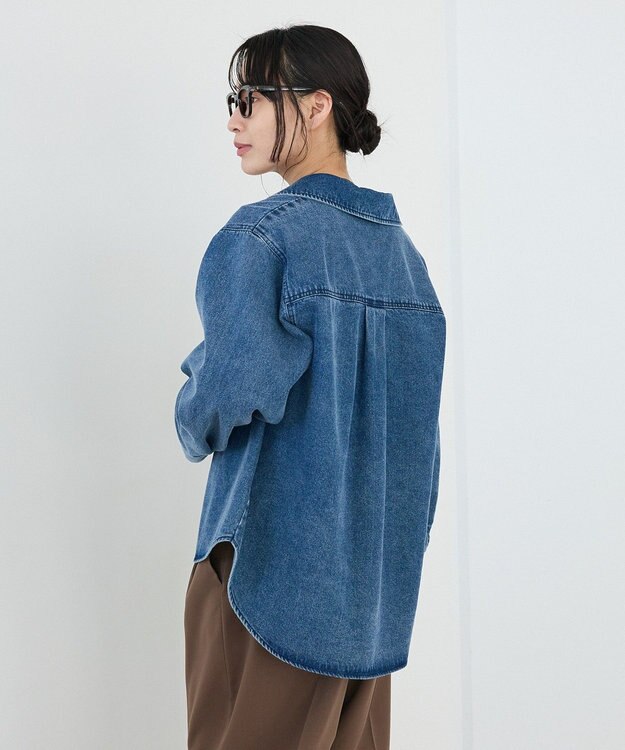 CRAFT STANDARD BOUTIQUE ワークシャツブルゾン Indigo
