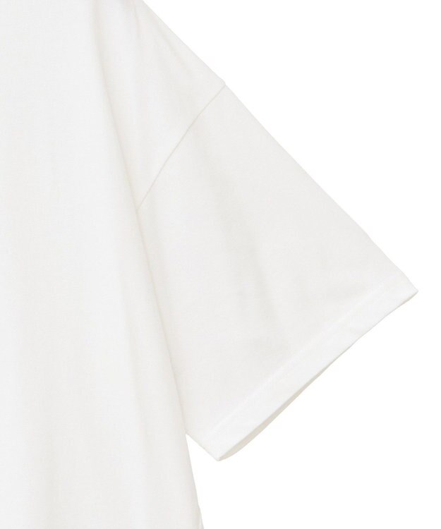 earth music&ecology 【接触冷感】アソートプリントレギュラースリットＴｅｅ Off White