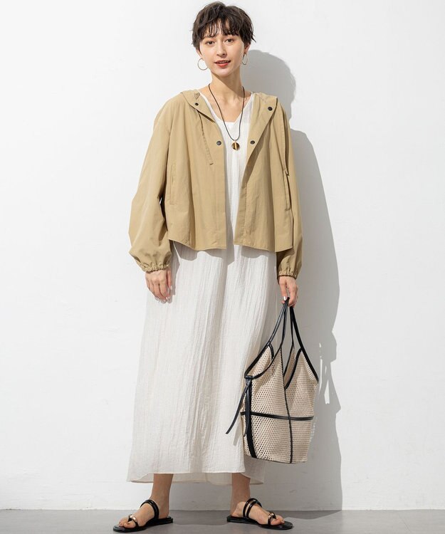 23区 S 【SLOW/一部店舗限定】ナチュラルピケワッシャー ワンピース アイボリー系