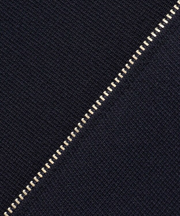 UNFILO 【セレモニー】BEAUTY FORM KNIT ZIPジレ ネイビー