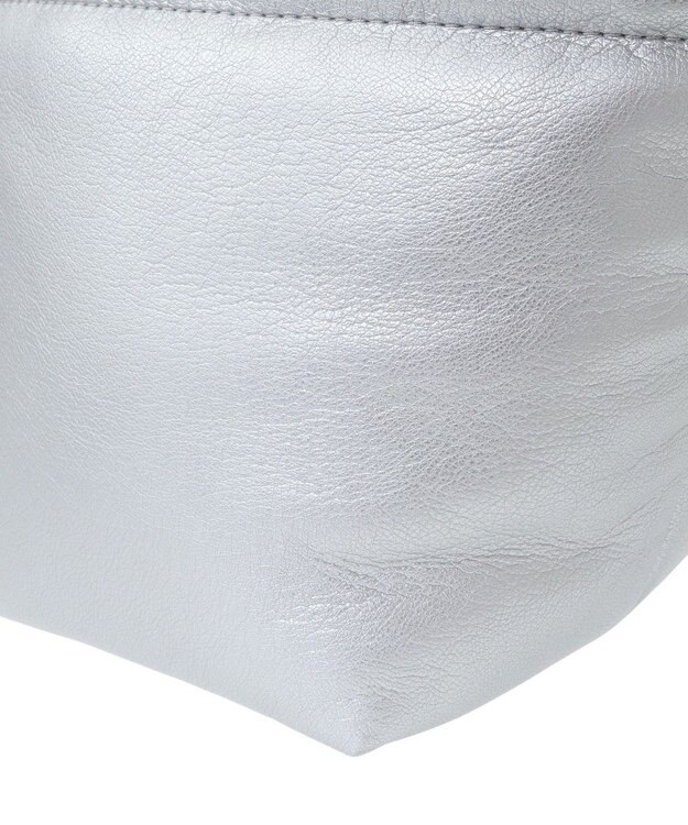 Green Parks ・ｃａｃｈｅ　ｃａｃｈｅポーチ付パフィ２ｗａｙバッ Silver